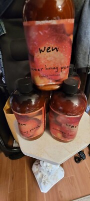  5 each 16 Oz Wen Summer Honey Peach Cleansing Conditioner  Sealed W/O Pump