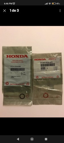Genuine Honda Acura Power Steering Pump O-Ring Set 91345-RDA