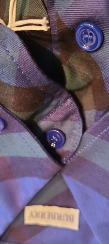 Pre-owned Burberry $950  Men Casual Shirt 2xl Limited Edition Authentic In Multicolor