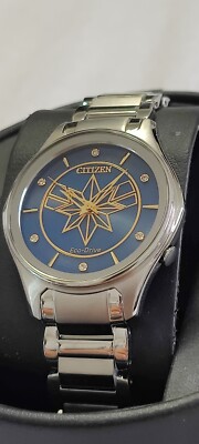 Citizen Women's Eco-Drive Captain Marvel Limited Edition Watch 37MM EM0596-58W