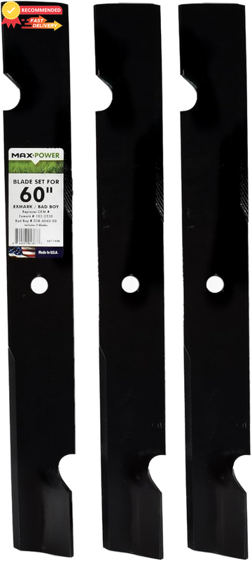 Exmark Bad Boy 60" Mower Blade Set 561152B, Replaces 103-2530, 038-6060-00