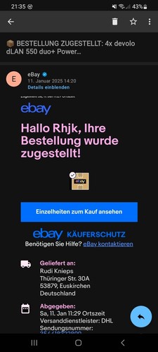 Artikelfoto(s) von einem verifizierten Käufer