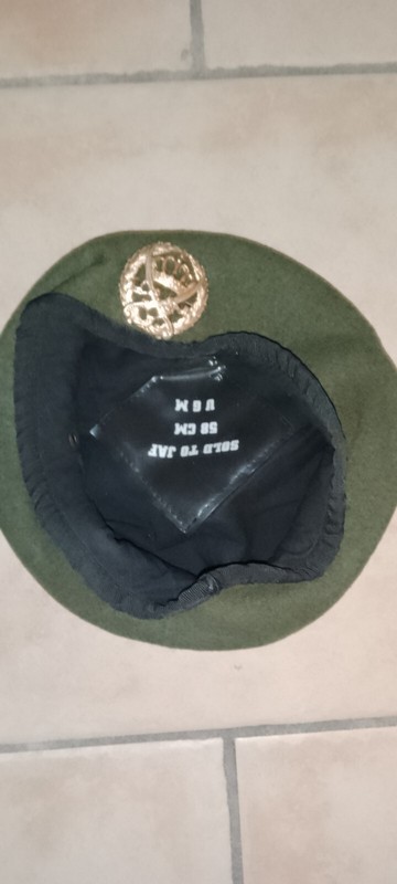 Commando  Chammal BÃ©Ret Parachutiste Jordanie Rare 