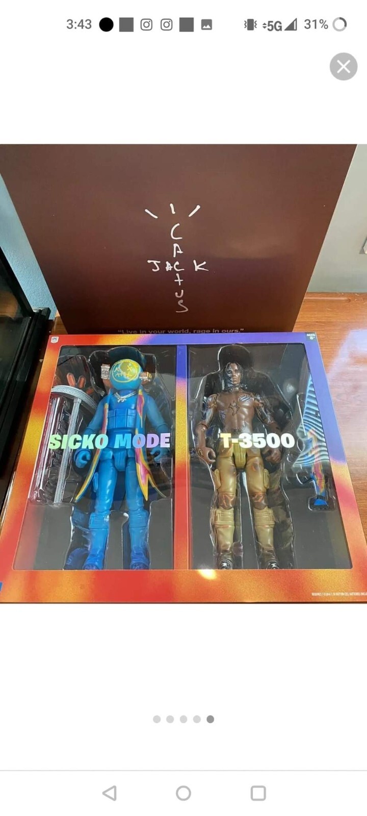 ゲームキャラクター CACTUS JACK FIGURE DUO SET ゲームキャラクター CACTUS JACK FIGURE DUO SET Travis Scott