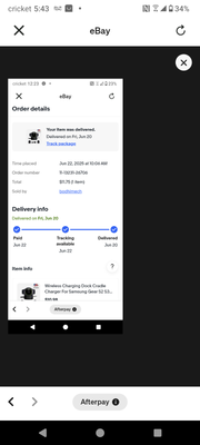 Item photo(s) from verified buyer