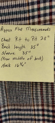 Britches Great Outdoors Mens Flannel Button Down Shirt Size XL Plaid Long Sleeve