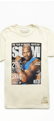 ★Mitchell & Ness Slam Shaq Gradient T-Shirt 関税込★ Shaq Shirt Slam Magazine Mitchell Ness Shaquille O'Neal