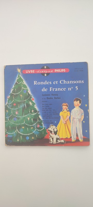 Livre Sans Disque Philips Rondes Et Chansons De France NÂ° 5