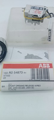 ABB SHOW TRIGGER 220-240V 1SDA054873R1 SOR-C T4-T5 / #8 E1LT 1633