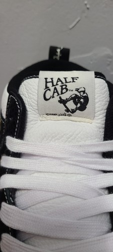 Pre-owned Vans X Carpet Company Skate Half Cab | Mens Sz 11 | Black Croc Embossed Leather