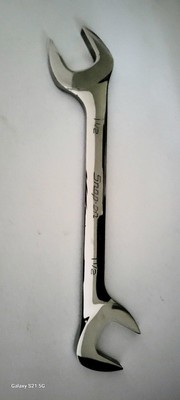 Snap-on Tools USA 1-1/2'' SAE 4 Way Open-End Angle Head Chrome Wrench VS48B