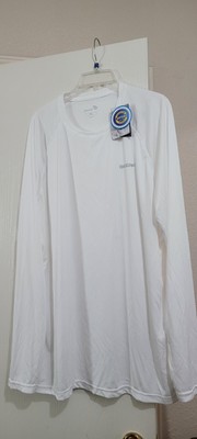 Baleaf Sport UPF50+ Sun Active Athletic Running Shirt Men s SZ 3XL White NEW
