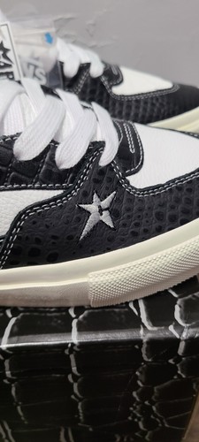 Pre-owned Vans X Carpet Company Skate Half Cab | Mens Sz 11 | Black Croc Embossed Leather