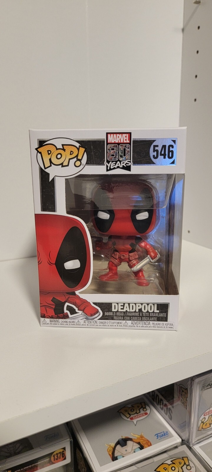 funko pop デッドプール　80th 546 Funko Pop! Marvel 80 Years: DEADPOOL #546 - New - Excellent