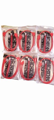 6PACK PCI-E 1x to 16x Powered USB3.0 GPU Riser Extender Adapter Card VER 009s 