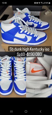 Size 10 ½ - Nike Dunk High Pro ISO SB Kentucky