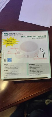 Epco 13W 120V 4000K Small Round Motion Sensor LED Closet Ceiling Light Fixture