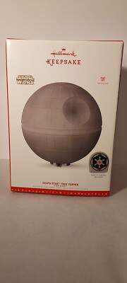 2016 Star Wars Death Star Tree Topper NIB Never Unboxed Hallmark Christmas New