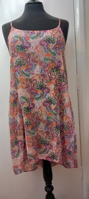 New Matthew Williamson Multicoloured Beach Dress. Sz 12.