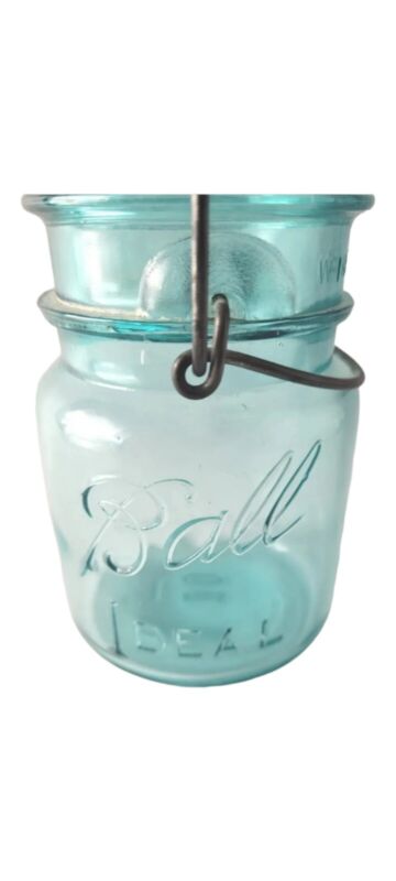 Ball Ideal Blue Swingtop Canning Jar 1908 