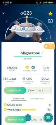 Pokemon Trade Go  -- Shiny ( Caught In 2018 ) - 