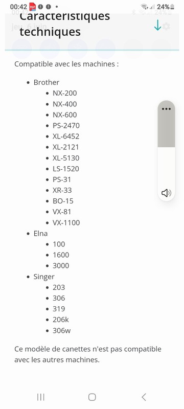 Cannettes Machine A Coudre