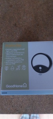 2 Brand New Melville GoodHome battery operated wall light with PIR 5000k