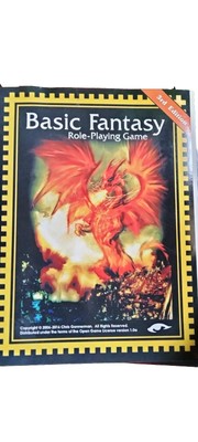 Basic Fantasy Role Playing Game Revised 3rd Edition Core Rulebook NEW Ships Free