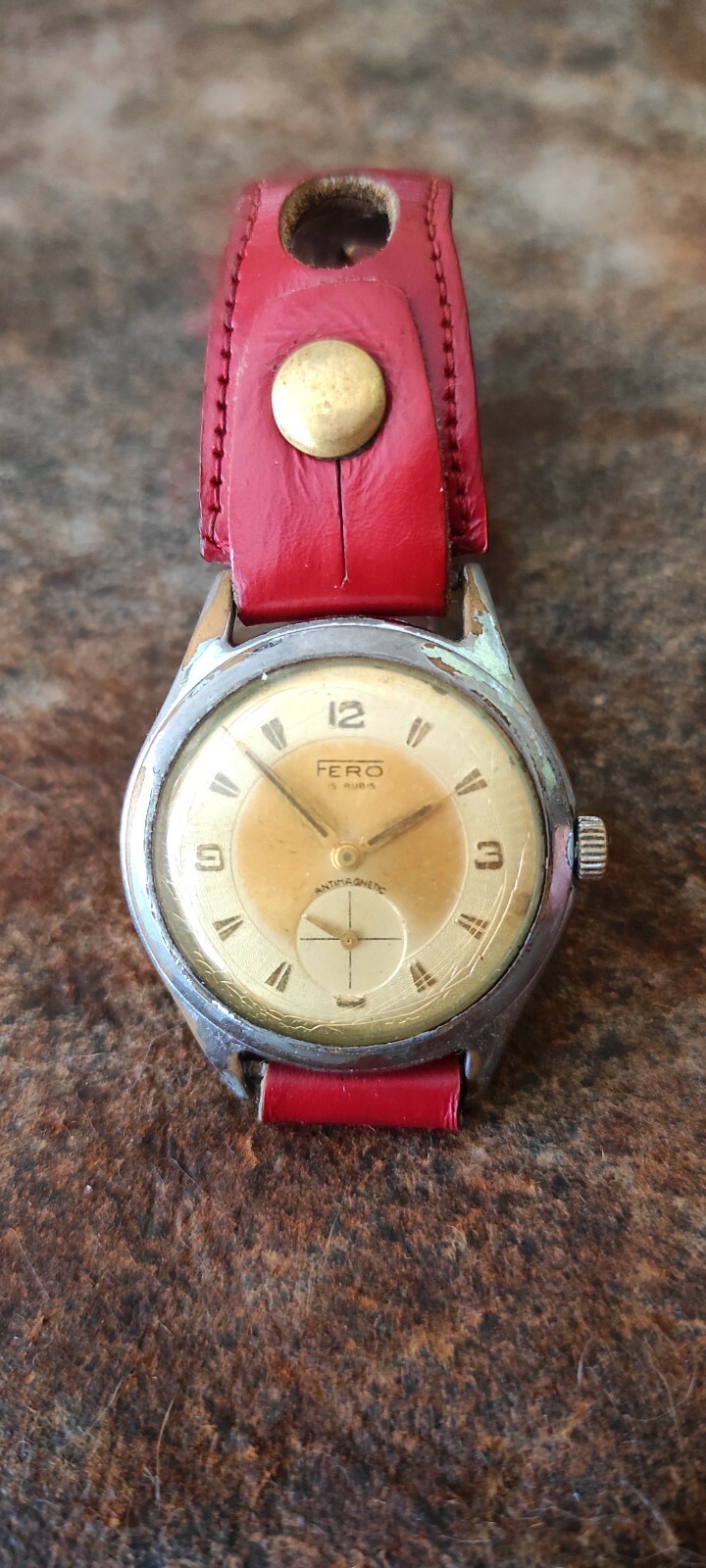 Fero Feldmann Swiss 15石 手巻き時計 1970年代製？
