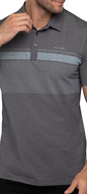 NWT Travis Mathew Endless Horizon Stripe Golf Polo Shirt Mens XXL 