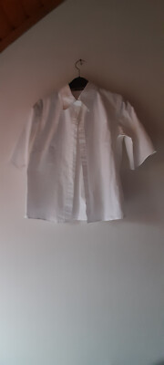 Damen Bluse 40 weiß, wenig getragen, mit Kragen, geknöpft