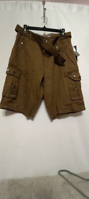 Marc Ecko Cut & Sew Cargo Shorts Mens 36 Caqui  O.KHaki