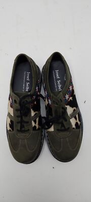 Women's JOSEF SEIBEL Green Cowhide Shoes 9.5