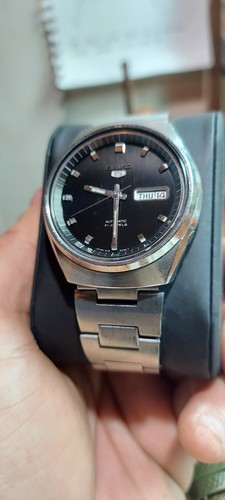 Seiko ブラックダイヤル 腕時計 セイコー シャリオ 1976年製 ブラックローマンダイヤル 手巻き
