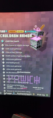 Minecraft Dungeons - Armor Unique Gilded Perfect Xbox/PS4/Switch/PC