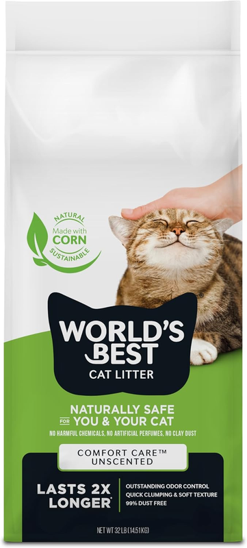 Comfort Care Unscented, 32-Pounds - Natural Ingredients, Quick...