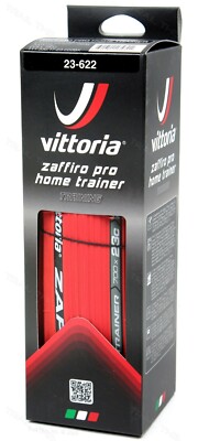 Vittoria Zaffiro Pro 700x23 Home Trainer Road Bicycle Indoor Training Tire - Red