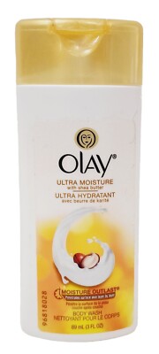 Olay Ultra MOISTURE OUTLAST Body Wash Shea Butter Penetrate Skin 3 oz/89mL New