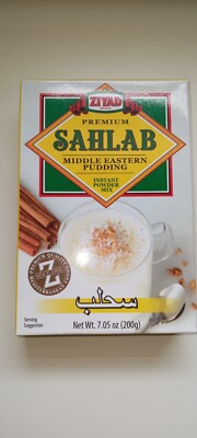1 Sahlab middle eastern  pudding 7.05 oz INSTANT POWDER MIX Premium Ziad 1/24