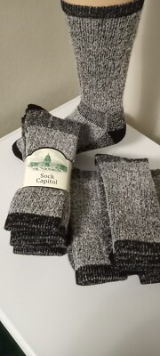 **3 Pairs MensThermal Winter  Extra Warm Heavy Duty Boots Socks Size 10-13**