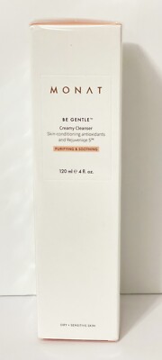 Monat Be Gentle Creamy Cleanser Purifying & Soothing 4 fl oz. New SEALED