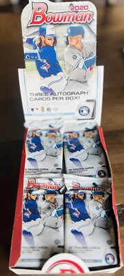 2020 Bowman Baseball Factory Sealed Jumbo HTA Hobby Pack Rare! W Chrome Auto!?