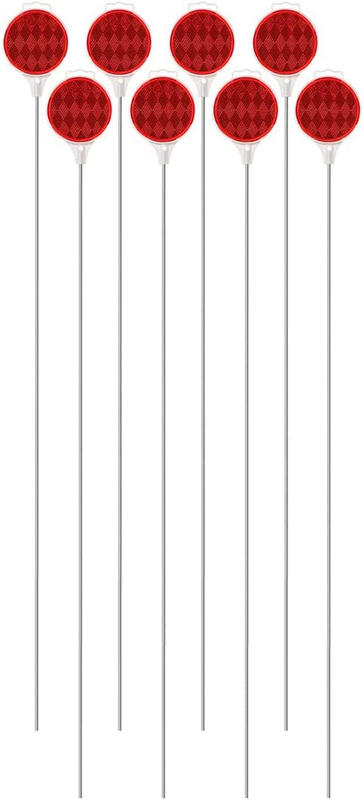 36.5-inch Double Sided Metal Post Driveway Refle