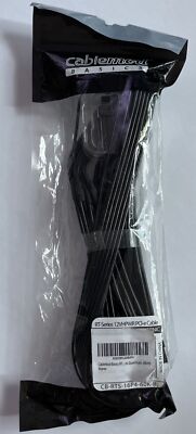 CableMod Basics RT-Series 12VHPWR PCL-e Cable 8-pin 60cm - CB-RTS-16P4-60K-R New