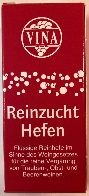 FlÃ¼Ssighefe - Reinzuchthefe Portwein - Vina Weinhefe - FÃ¼R 100 Ltr. Saft Maische