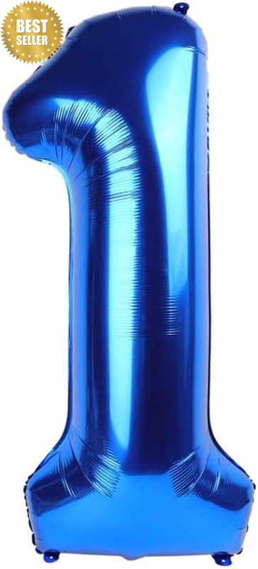 Jumbo Navy Blue Number 1 Mylar Foil Balloon 32 Inch
