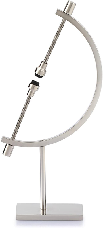 Metal Caliper Display Stand Sphere Holder for Crystal Ball Rock | Hold Max to 2-