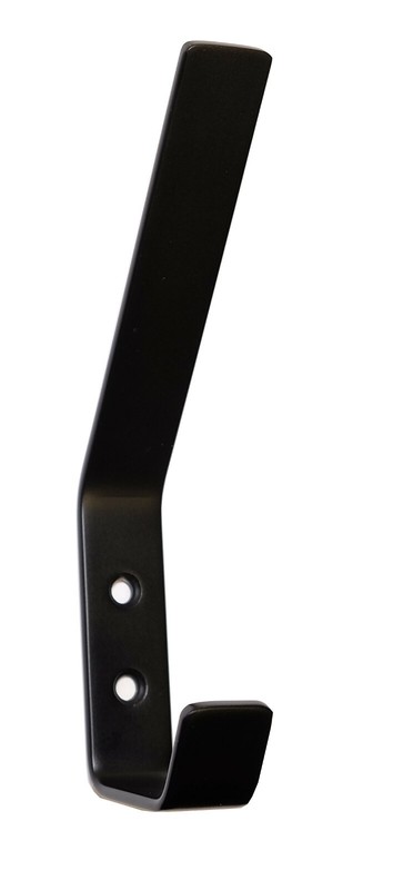 Crochet Pour Chapeaux, Acier Inoxydable Noir Verni 142x20mm