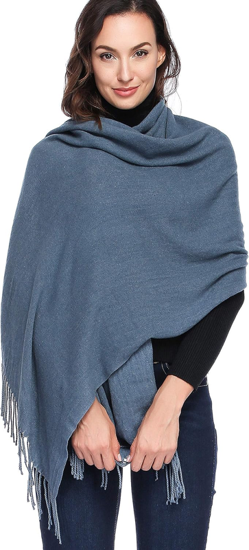 High Quality Extra Large Thick Pashmina Shawl Wraps - Wool Soft Winter Warm Scar