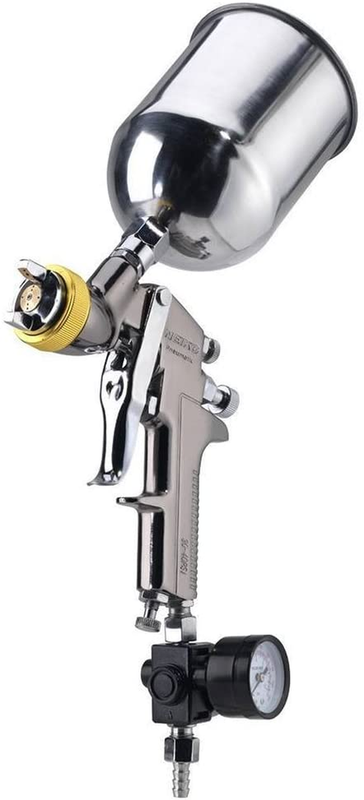 HVLP Auto Air Spray Paint Gun Primer Gravity Feed 1.7 Mm Nozzle Compressor Kit